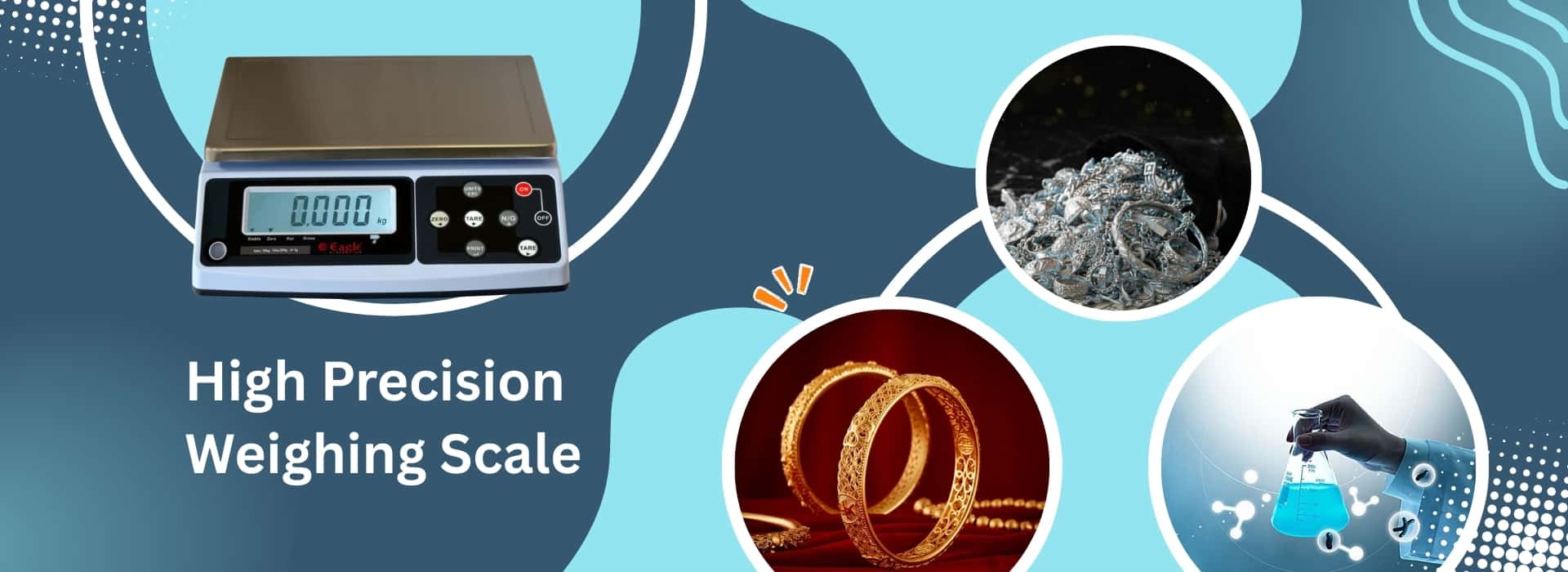 high precision weighing scale banner